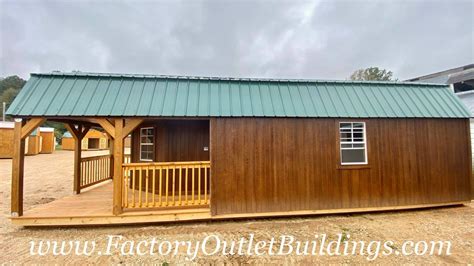 12x32 Wraparound Porch Lofted Barn Cabin 193054 Factory Outlet