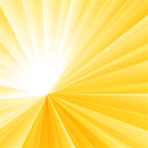La Luz Abstracta Estalló El Fondo Radial Amarillo De La Pendiente