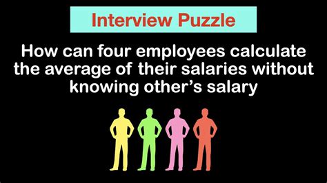 How Can Four Employees Calculate The Average Without Knowing Others