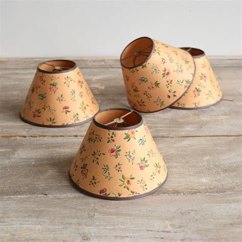 Four Floral Lampshades