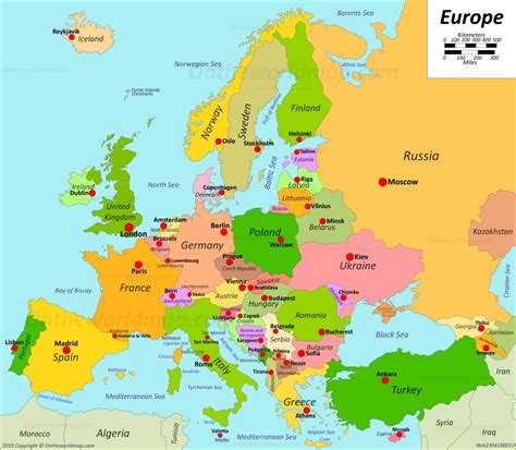 Printable Map Of Europe With Countries And Capitals Printable Maps Porn Sex Picture