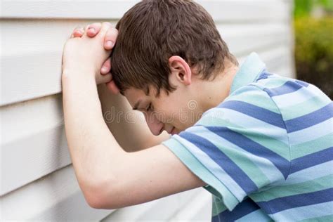 Teenage Boy Crying Stock Photo Image Of Stressed Adult 30955398