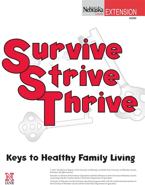 Survive, Strive, Thrive [Download] | Nebraska Extension | UNL Marketplace
