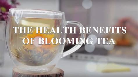 Flowering Tea And Blooming Tea Health Benefits 🌸 Teabloom Youtube