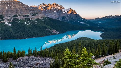 Kanada Park Narodowy Banff Jezioro Peyto Lake Góry Canadian Rockies