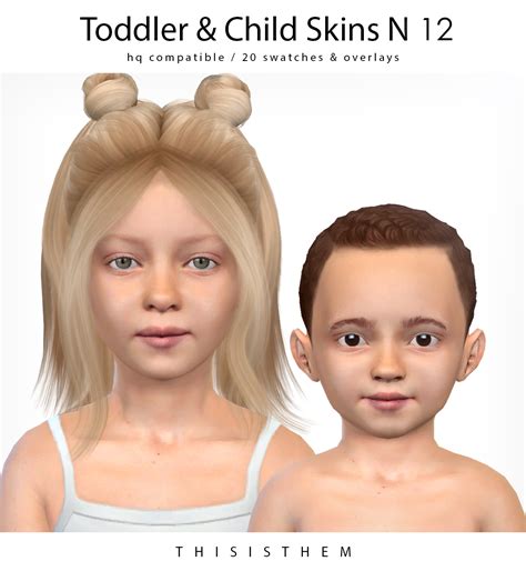 Thisisthem Toddler And Child Skins N 12 Hq Emily Cc Finds