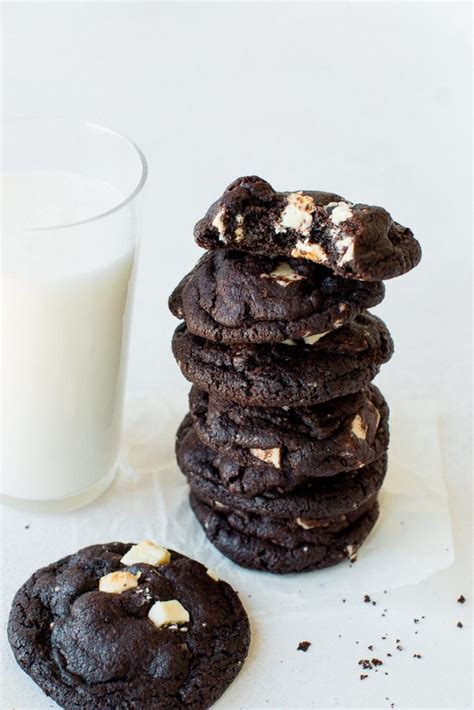 Chocolate Cookies With White Chocolate Chips Pretty Simple Sweet