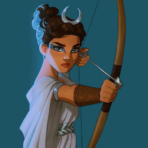 Artemis Goddess Of The Hunt And Moon 🏹 Artemis Artemide Diana