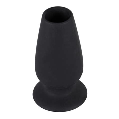 Lust Tunnel Butt Plug Black Silicone Hollow Gape Enema Play Anal Sex Toy 3 Sizes Ebay