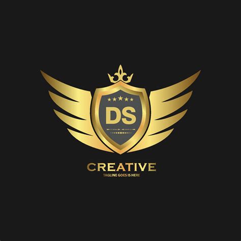 Abstract Letter Ds Shield Logo Design Template Premium Nominal