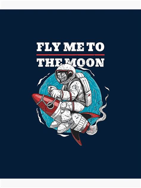 Fly Me To The Moon Art Print By Aladdinmktgs Redbubble
