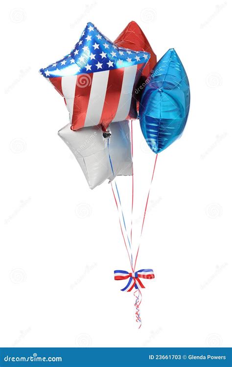 Patriotic Balloons Usa Stock Photos Image 23661703