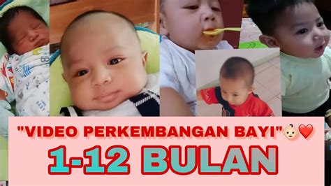 Bulan, 9 bulan, dan 12 bulan, sedangkan untuk. INILAH VIDEO LENGKAP PROSES PERKEMBANGAN BAYI UMUR 0-12 ...