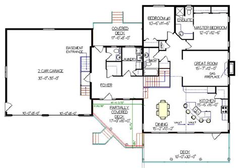 Bi Level House Plan With A Walkout 2011555 By E Designs Bi Level