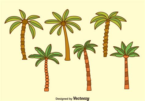 Palm Tree Collection Vectors 146821 Vector Art at Vecteezy