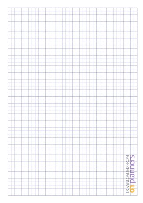 Printable Graph Paper Template With 5 Mm Square Choose Page Size And