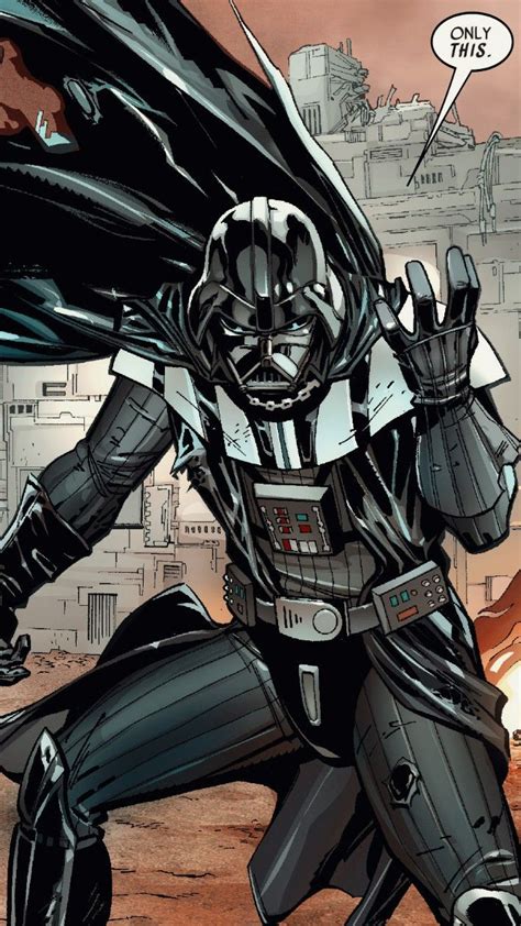 Comic Darth Vader Wallpaper