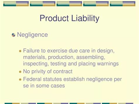 Ppt Product Liability Powerpoint Presentation Free Download Id3675449