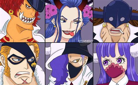 Daftar Anggota The Flying Six Tobi Roppō Di Beasts Pirates One Piece