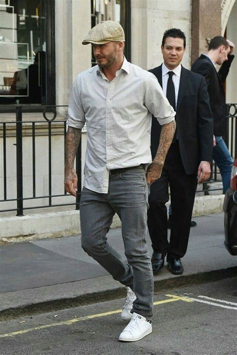Pin By Mars On Casual Fashion David Beckham Style Outfits Stan Smith