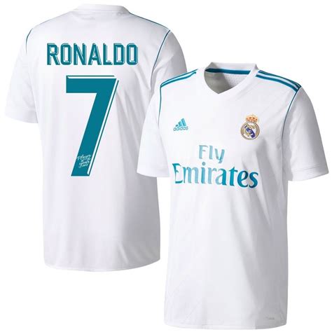 17 18 Real Madrid Home Shirt Ronaldo 7 Player Of Year