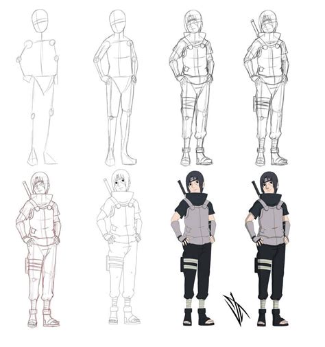 How To Draw Naruto Characters Part 1 Neji By Byakusharingan1017 On