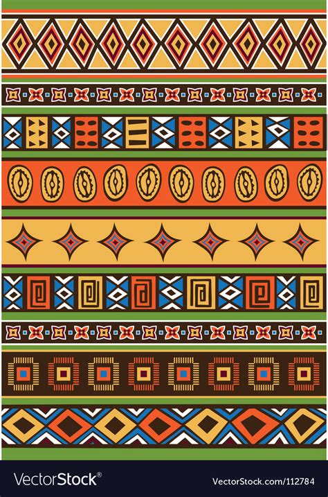 African Pattern Royalty Free Vector Image Vectorstock