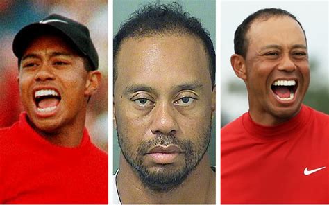 The Changing Face Of Tiger Woods A Pictorial History Of His Rise Fall