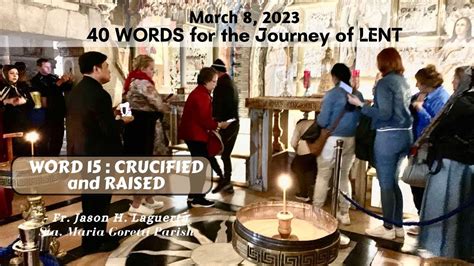 Word Crucified And Raised Reflection By Fr Jason Hubilla