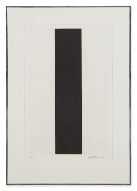 Barnett Newman Untitled Etching 2 Contemporary Art Day Auction