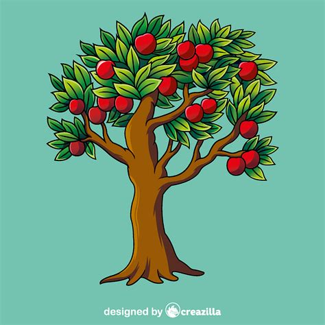 Download Apple tree vector. Free download. | Creazilla