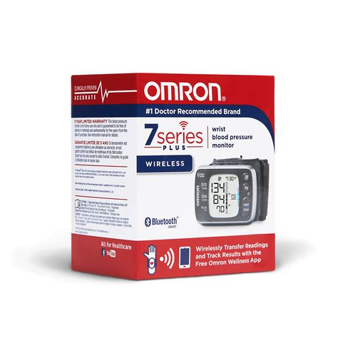 7 Series Wireless Wrist Blood Pressure Monitor Omron