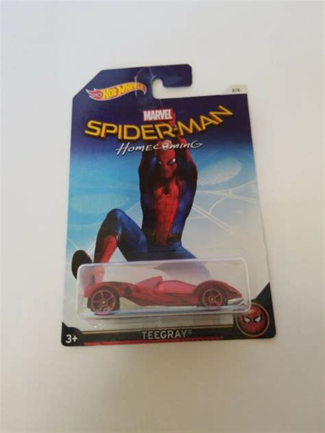 Hot Wheels Marvel Spider Man Homecoming Teegray Ebay