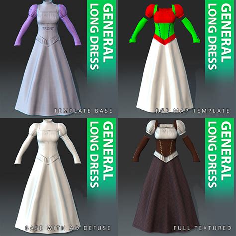 Cc Cloth Base General Long Dress Released Plus Updates
