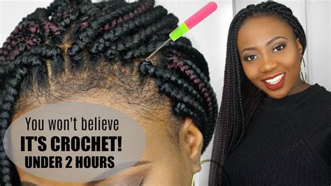 How To Crochet Box Braids Tutorial Free Parting Looks Soo Real