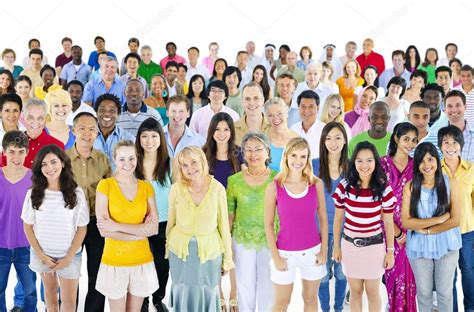 Large Multi Ethnic Group Of People Stock Photo By ©rawpixel 52463553