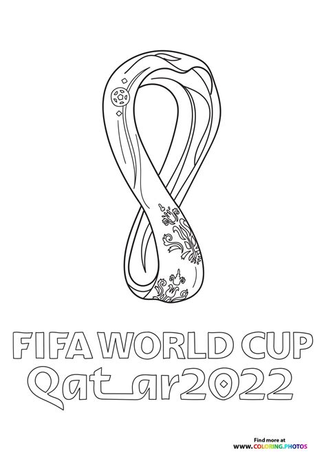 Fifa World Cup Qatar 2022 Page 2 Of 2 Coloring Pages For Kids 100