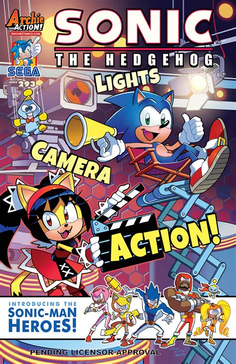 Comic Previews Sonic The Hedgehog 293 Sonic Universe 96 Sonic Mega