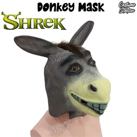 Promo Topeng Keledaidonkey Shrek Mask Latex Hewan Binatang Animal
