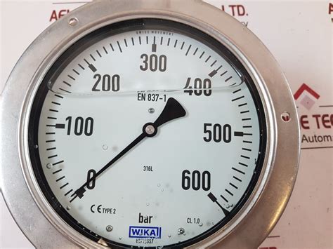 Wika En837 1 Pressure Gauge 0 600 Bar Aeliya Marine