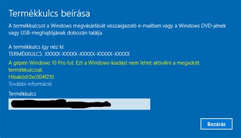 Windows 10 Pro Aktiváló Kulcs
