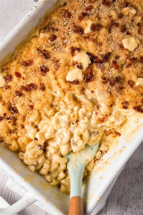 My microwave macaroni and cheese is quick to whip up and calls for just a few ingredients my macaroni and cheese recipe is made with real ingredients and ready in a few microwave minutes. Mac and Cheese with Bacon is a creamy baked macaroni and cheese recipe made with Campbell's ...
