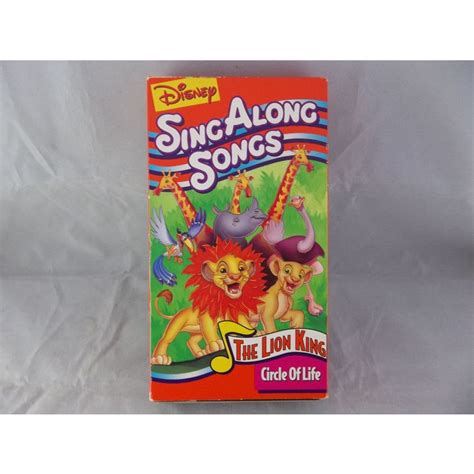 Disney Sing Along Songs The Lion King Circle Of Life Vhs 786936349139