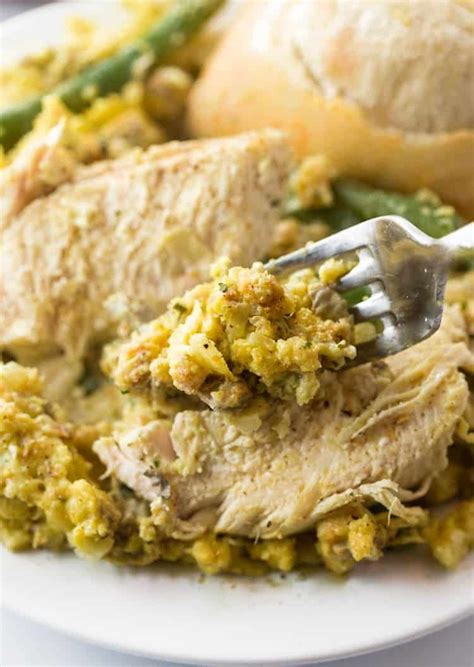Instant Pot Chicken And Stuffing Moist And Flavorful Chicken Thats