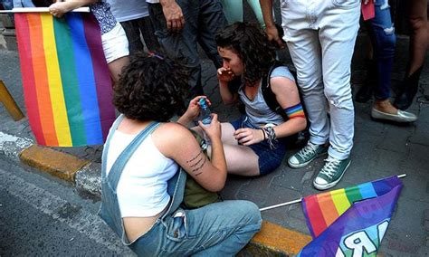 Istanbul Police Use Tear Gas Water Cannons To Break Up Gay Pride Rally
