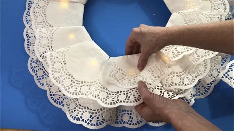 Easy And Beautiful Paper Doily Wreath Chas Crazy Creations