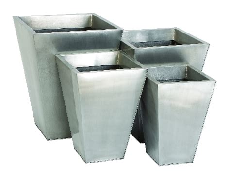 Silver Planters, Galvanized Steel Planters ... Buy decorative metal flower pots from trust basket and get free metal flower pots.