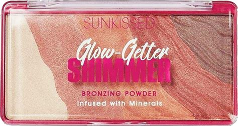 Sunkissed Glow Getter Glimmer Shimmer Bronzer G Amazon Co Uk Beauty