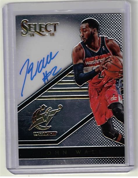 201415 Select Basketball John Wall Autographed Card Serial 4660