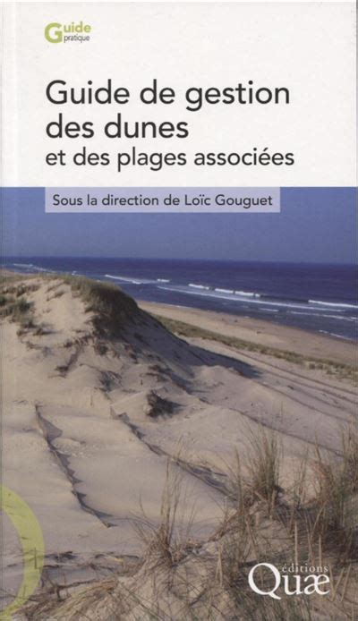 Guide De Gestion Des Dunes Et Des Plages Associées Broché Loïc Gouguet Achat Livre Ou